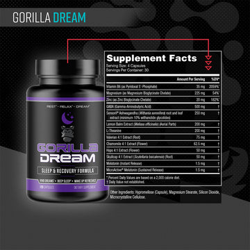 Gorilla Dream + Cortisol Blocker