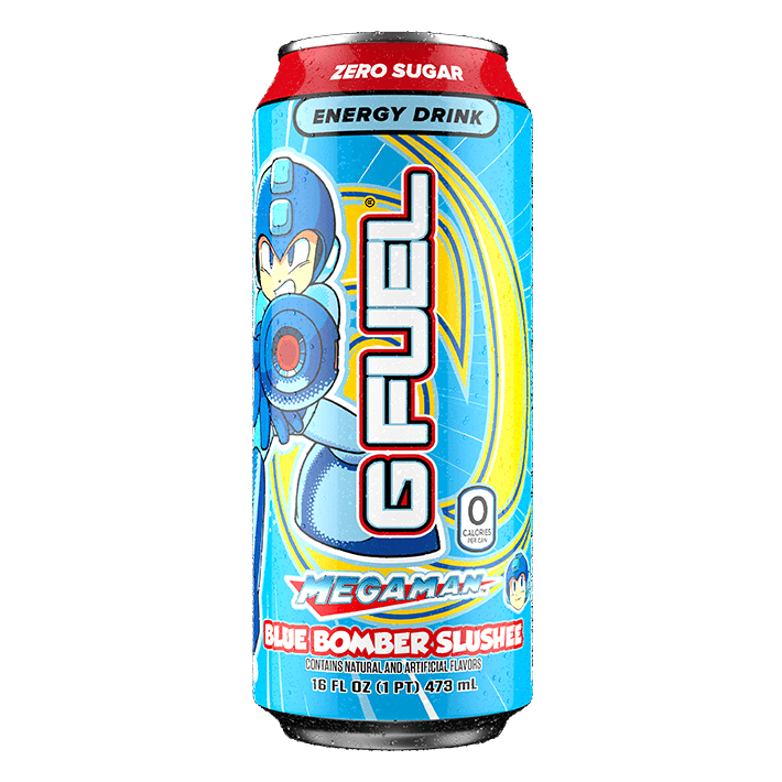 Blue Bomber Slushee Cans