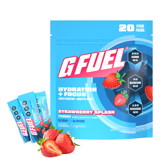 Strawberry Splash Hydration + Focus Pack